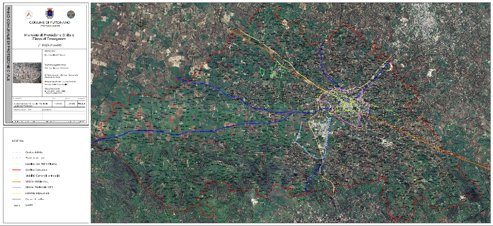 Inquadramento territoriale su base ortofoto